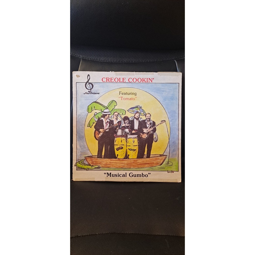 Creole Cookin' Musical Gumbo Vinyl Record Featuring "Tomato"  Autographed By...
